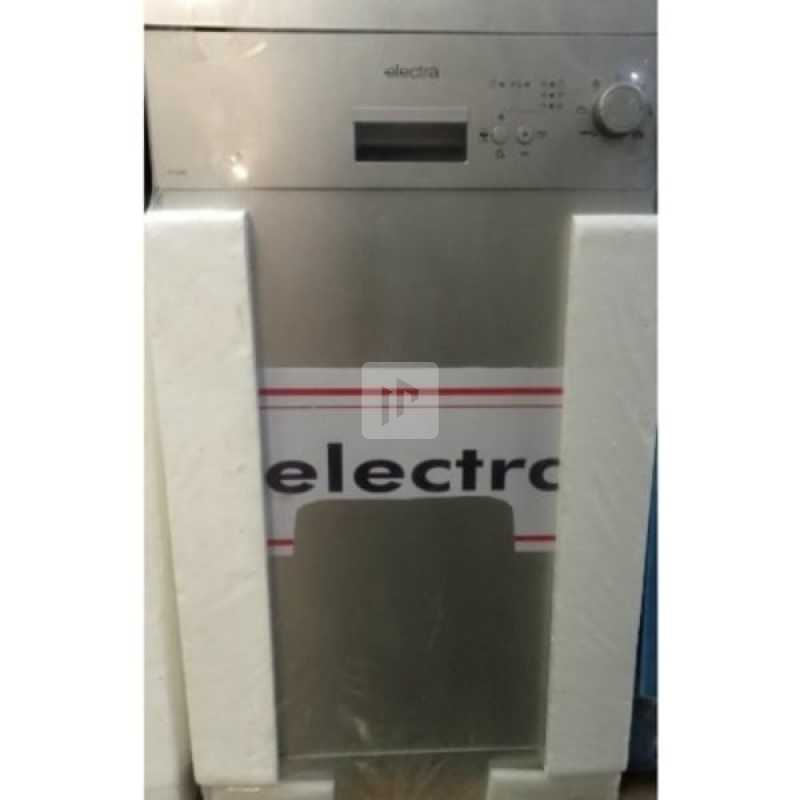 Electra Slimline Dishwasher - Silver